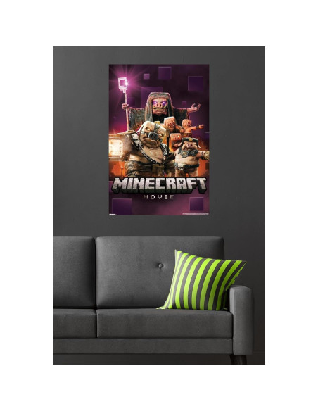 Póster de Cerdo A Minecraft Movie Trends International 86.4x57 cm