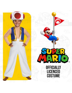 Disfraz Deluxe Toad Super Mario Bros. 10-12 años 2