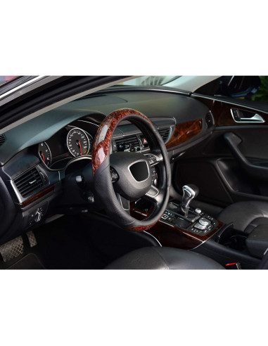 Funda de Volante KAFEEK de Madera 35.56-36.20 cm Negro