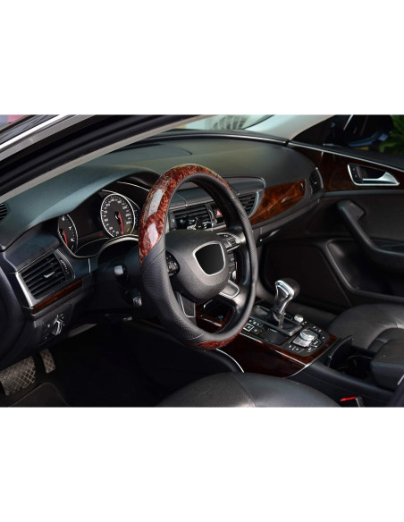 Funda de Volante KAFEEK de Madera 35.56-36.20 cm Negro