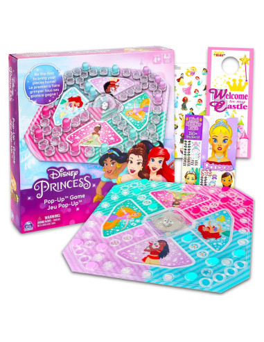 Juego de Mesa Pop Up Princesas Disney - 4 Princesas Incluidas