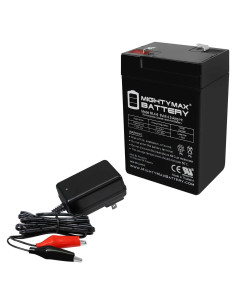 Batería Mighty Max 6V 4.5AH con Cargador para Scooter Disney