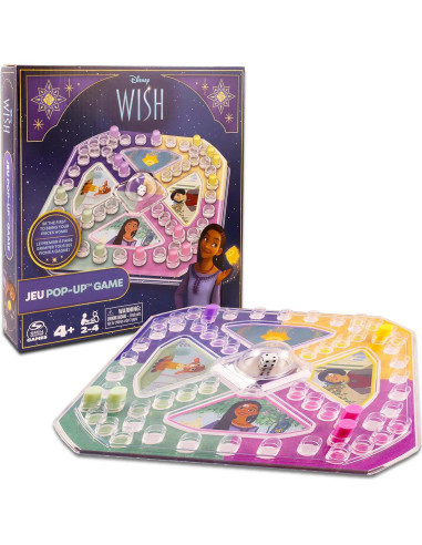 Juego de Mesa Pop Up Disney Wish - 3 Piezas para Niños