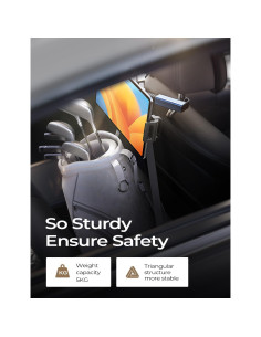 Soporte para Tablet LISEN Negro para Auto - Ajustable y Universal 2