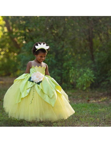 Accesorios de disfraz princesa Tiana Yosbabe para niñas