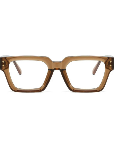 Gafas NIDOVIX Cuadradas Negras Unisex Sin Prescripción