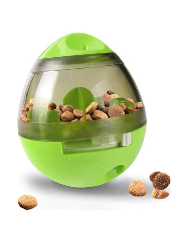 Pelota de Golosinas SunGrow Verde para Conejos y Mascotas Pequeñas