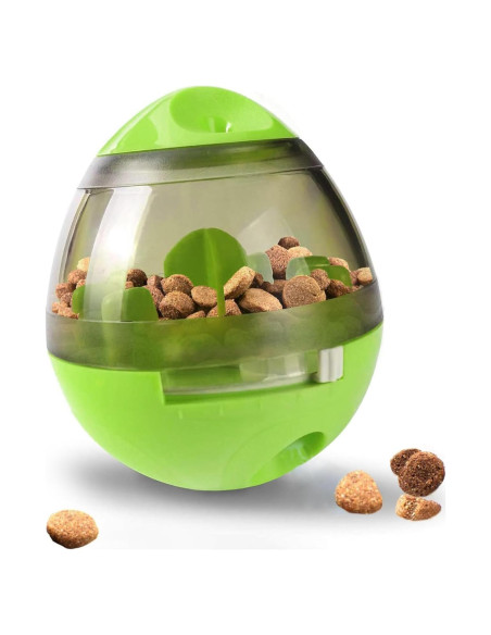 Pelota de Golosinas SunGrow Verde para Conejos y Mascotas Pequeñas