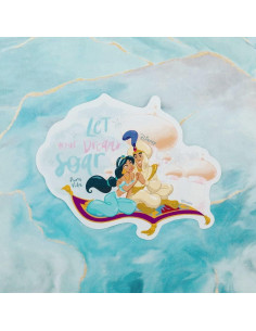 Calcomanía Disney Jasmine Aladino Pura Vida 7.62 cm Colorida 2