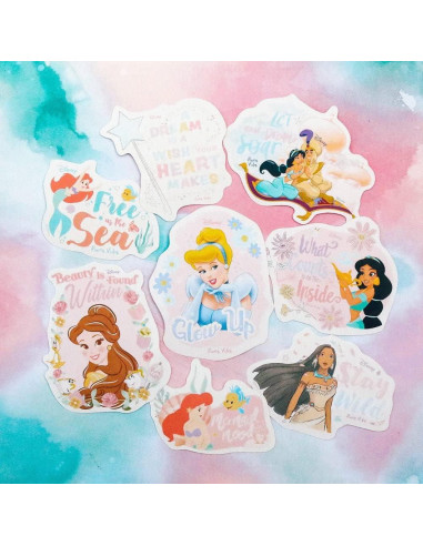 Calcomanía Disney Jasmine Aladino Pura Vida 7.62 cm Colorida