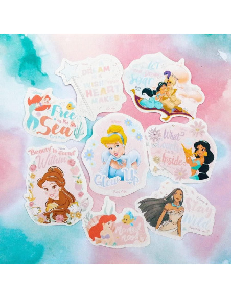 Calcomanía Disney Jasmine Aladino Pura Vida 7.62 cm Colorida