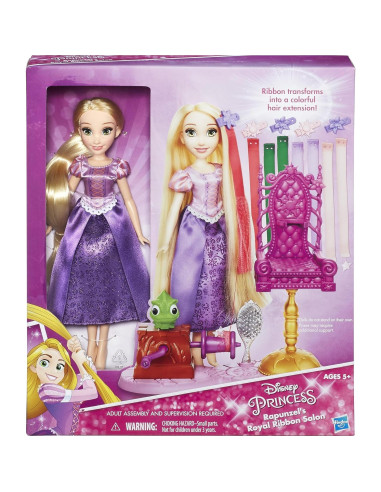 Salón Real de Ribbons Rapunzel Disney - Muñeca y Accesorios