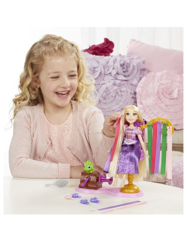 Salón Real de Ribbons Rapunzel Disney - Muñeca y Accesorios