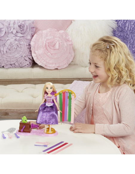 Salón Real de Ribbons Rapunzel Disney - Muñeca y Accesorios