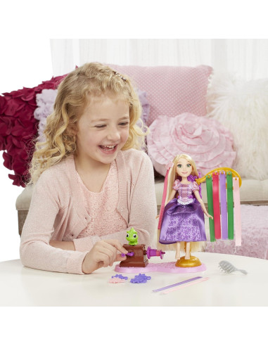Salón Real de Ribbons Rapunzel Disney - Muñeca y Accesorios