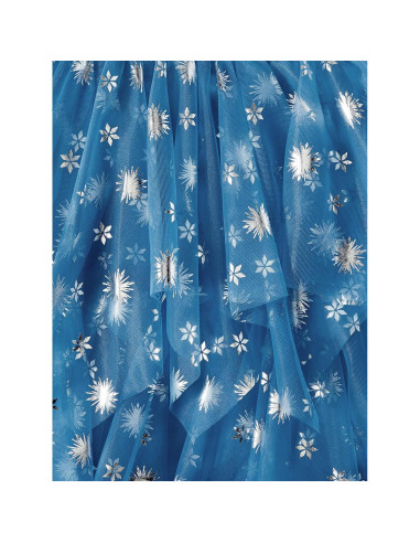 Vestido de Tutu en Capas Elsa Disney para Niñas 10-12 Años Azul