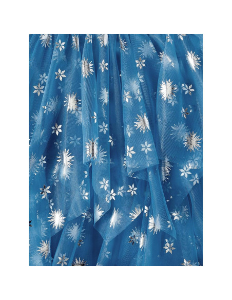 Vestido de Tutu en Capas Elsa Disney para Niñas 10-12 Años Azul