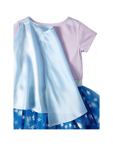 Vestido de Tutu en Capas Elsa Disney para Niñas 10-12 Años Azul
