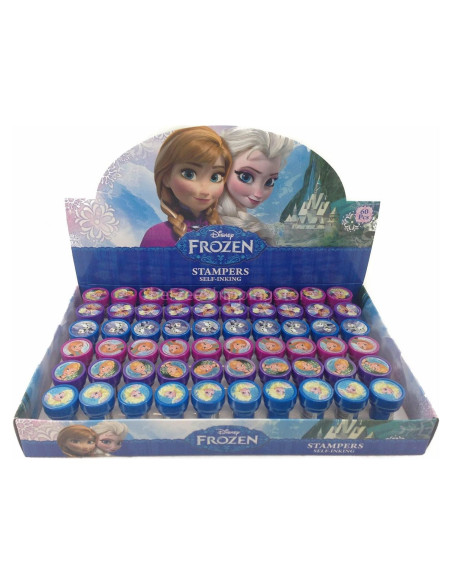 Sellos Autoinking Disney Frozen 12 Piezas Anna Elsa Olaf