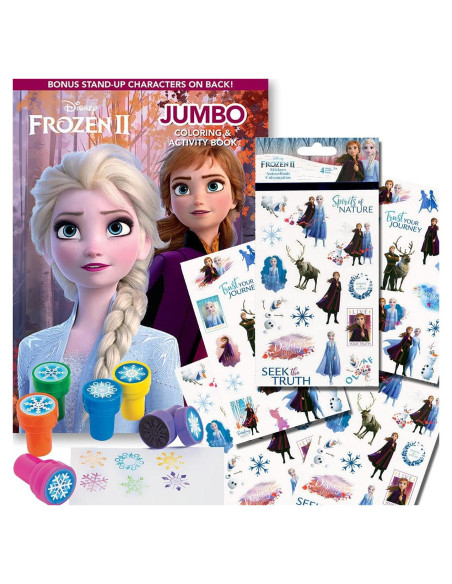 Libro para Colorear Disney Frozen 2 con Stickers y Sellos