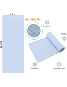 Paquete de 2 Toallas de Yoga Caliente CYCLXY Antideslizantes 2