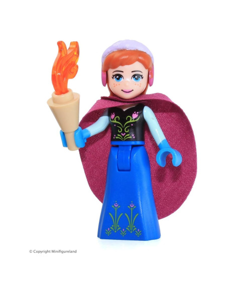 Mini Figura LEGO Disney Frozen Anna con Antorcha 5cm