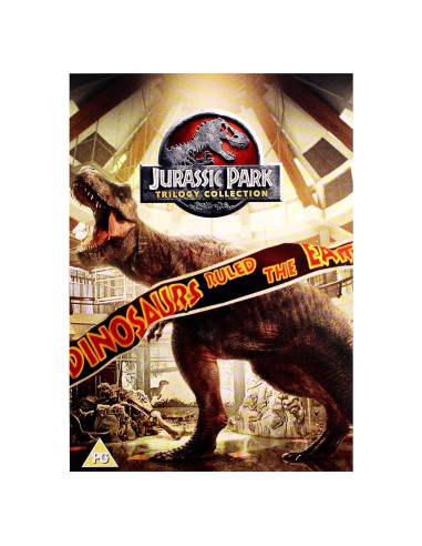 Trilogía Jurassic Park DVD Universal 2018 3 Discos 5h49m
