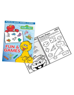 Cuadernos de Actividades Sesame Street - Paquete de 8 - 19.37x13.34 cm