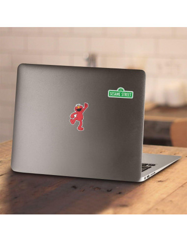 Calcomanías Coleccionables Popfunk Plaza Sésamo Elmo 10.16x15.24cm