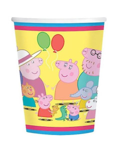 Tazas de Papel Peppa Pig Amscan 8 Unidades 9 oz 2
