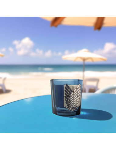 Vaso de Disparo Cuadrado Just Funky Attack on Titan 44ml