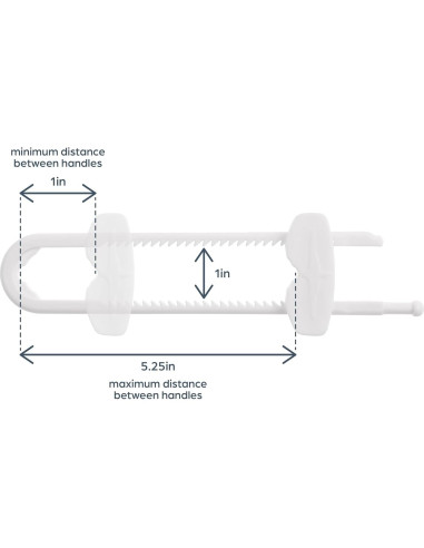 Cerraduras Deslizantes Dreambaby L183 - Paquete de 3 - Seguridad Niños