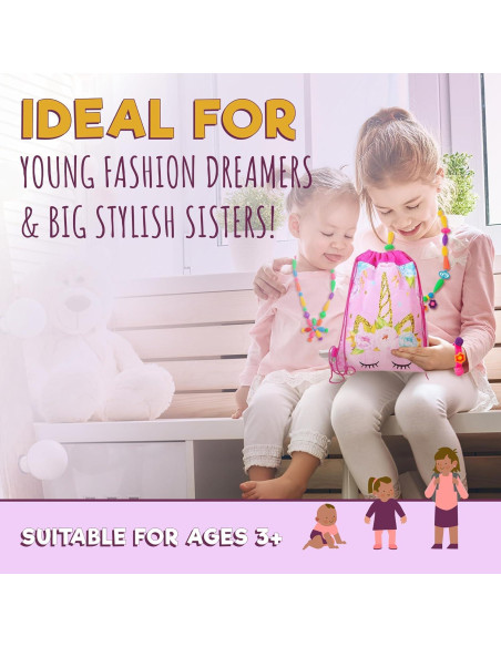 Kit de Joyería Orian con 550 Piezas para Niñas 3+ Años