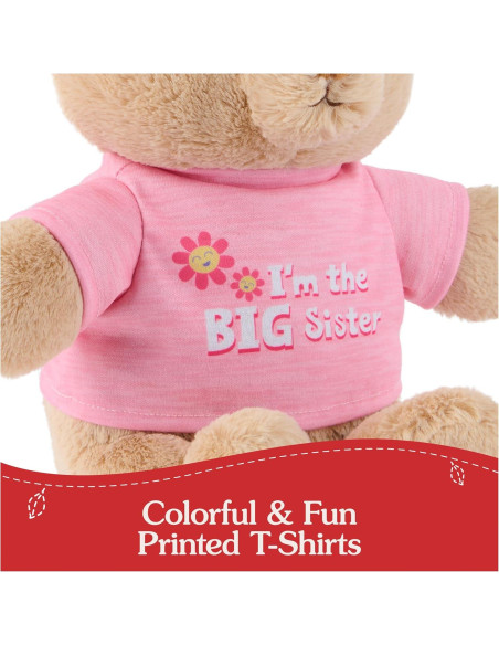 Oso de Peluche GUND 30.48 cm con Mensaje Sostenible Rosa