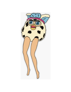 Calcomanía de Vinilo Furby Long Legger 12.7 cm - CRR Graphics