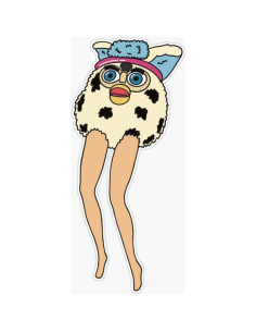 Calcomanía de Vinilo Furby Long Legger 12.7 cm - CRR Graphics 2
