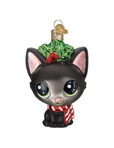 Adorno de Vidrio Soplado Jade Old World Christmas 10.8 cm