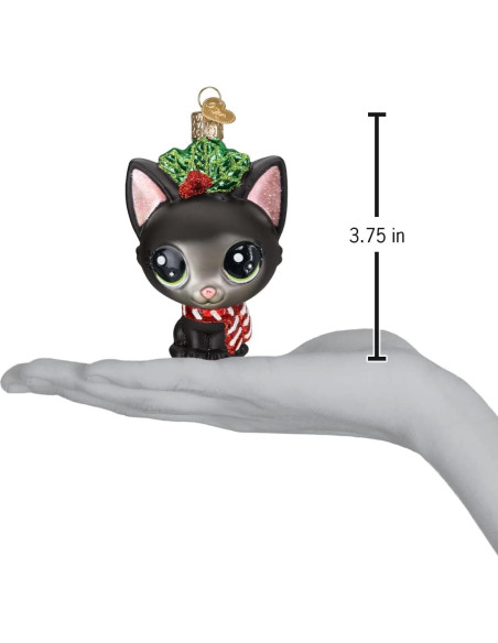 Adorno de Vidrio Soplado Jade Old World Christmas 10.8 cm