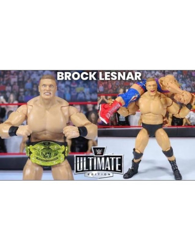 Figura de Acción WWE Brock Lesnar Mattel Ultimate 15.2 cm