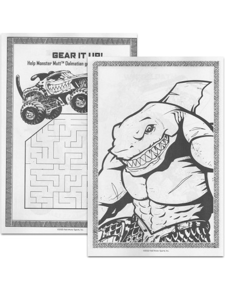 Libro para Colorear Monster Jam Bendon - Actividades y Stickers