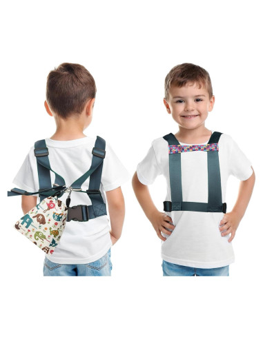 Arnés de Seguridad Ajustable para Niños Autistas - Turquesa