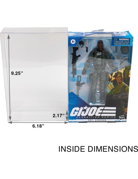 Funda Protectora para Cajas GI Joe Clasificado - Platinum Protectors (10 Unidades)