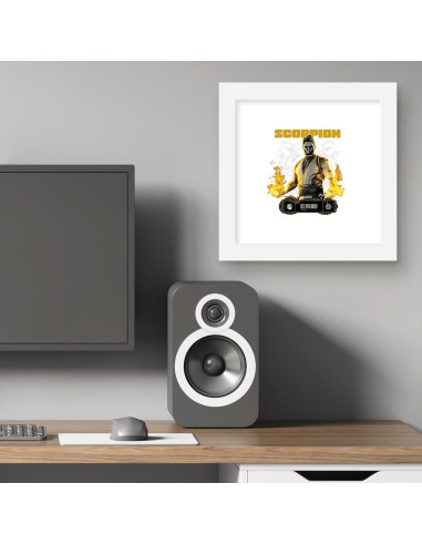 Arte de Pared Gallery Pops Mortal Kombat Scorpion 30x30 cm