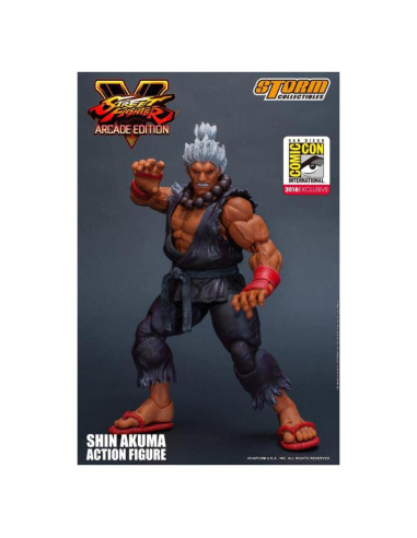Figura de Acción Storm Collectibles Shin Akuma 1/12 Street Fighter V