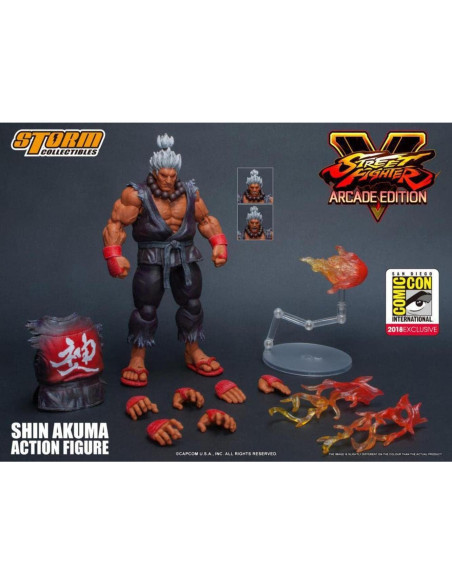 Figura de Acción Storm Collectibles Shin Akuma 1/12 Street Fighter V