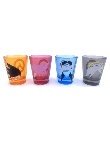 Set de 4 Vasos de Chupito Overwatch Just Funky 59 ml
