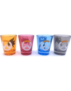 Set de 4 Vasos de Chupito Overwatch Just Funky 59 ml 2