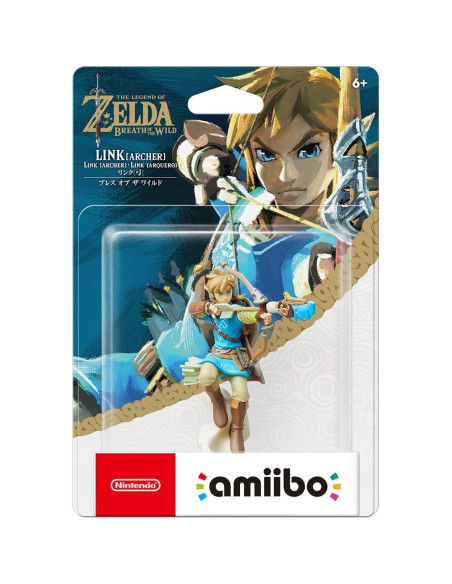 Amiibo Link Arquero Nintendo Breath of the Wild 19.1x7.1x13 cm