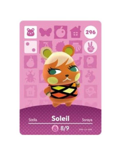 Tarjeta Amiibo Nintendo Animal Crossing Soleil Serie 3