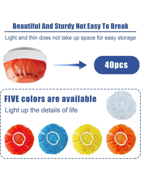 40 Cubiertas de Detector de Humo Dxmimer Azul Reutilizables